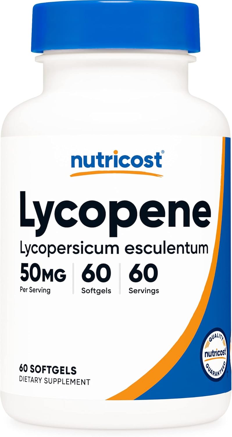 Suplemento Nutricost Licopeno 50mg cápsulas blandas 60 cáp