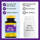 InnovixLabs Vitamina D3 K2 5000 IU 60 Cápsulas