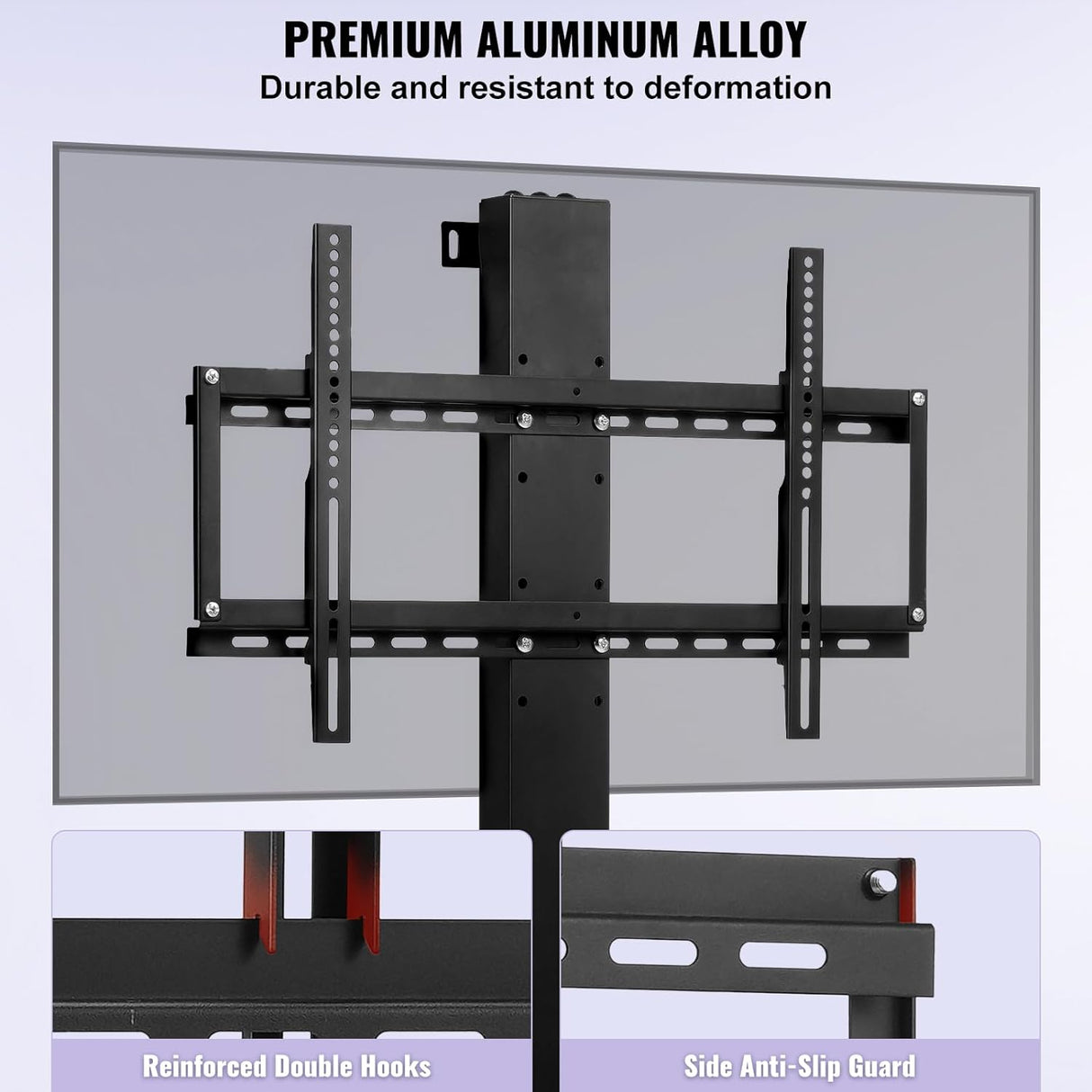 Soporte Elevador de TV VEVOR, Altura Ajustable, Control Remoto