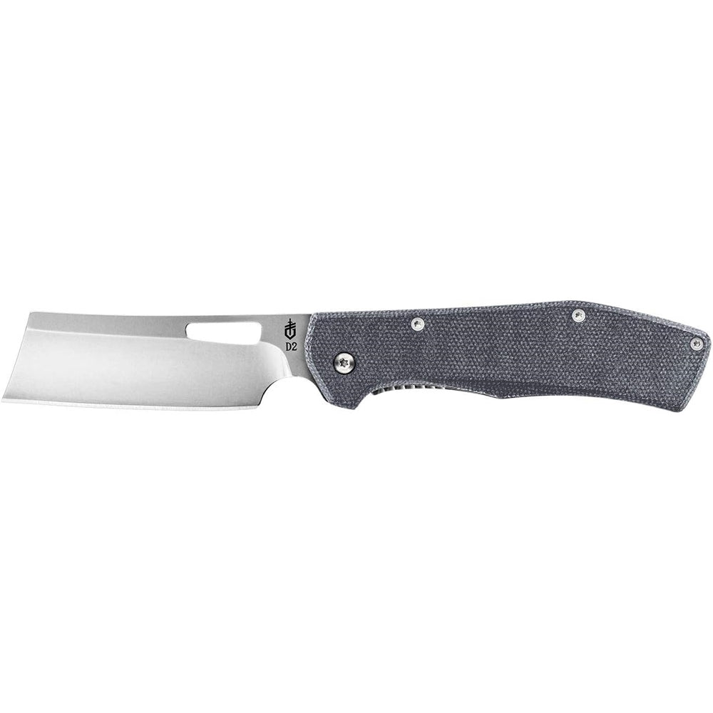 Cuchillo de bolsillo plegable color gris