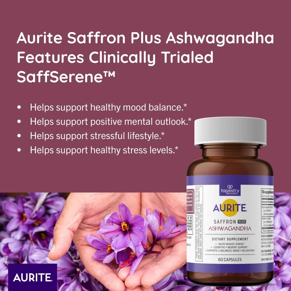 Suplemento de Ashwagandha Saffron | Apoyo al Estrés y Memoria