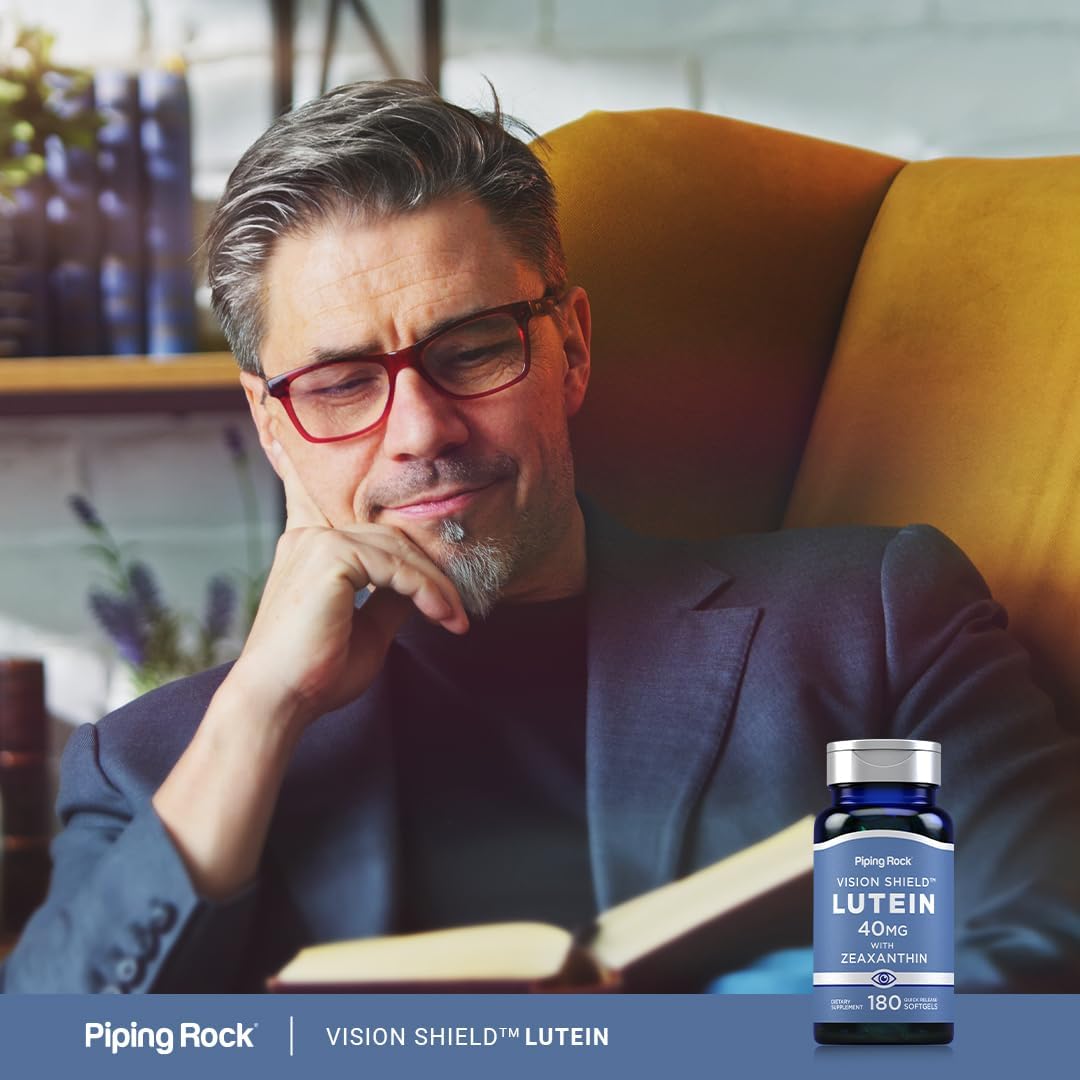 Piping Rock Luteína & Zeaxantina 40mg 180 cápsulas