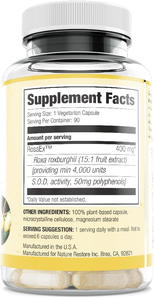 Suplemento de SOD, Nature Restore, 4000 IU, 90 Cápsulas