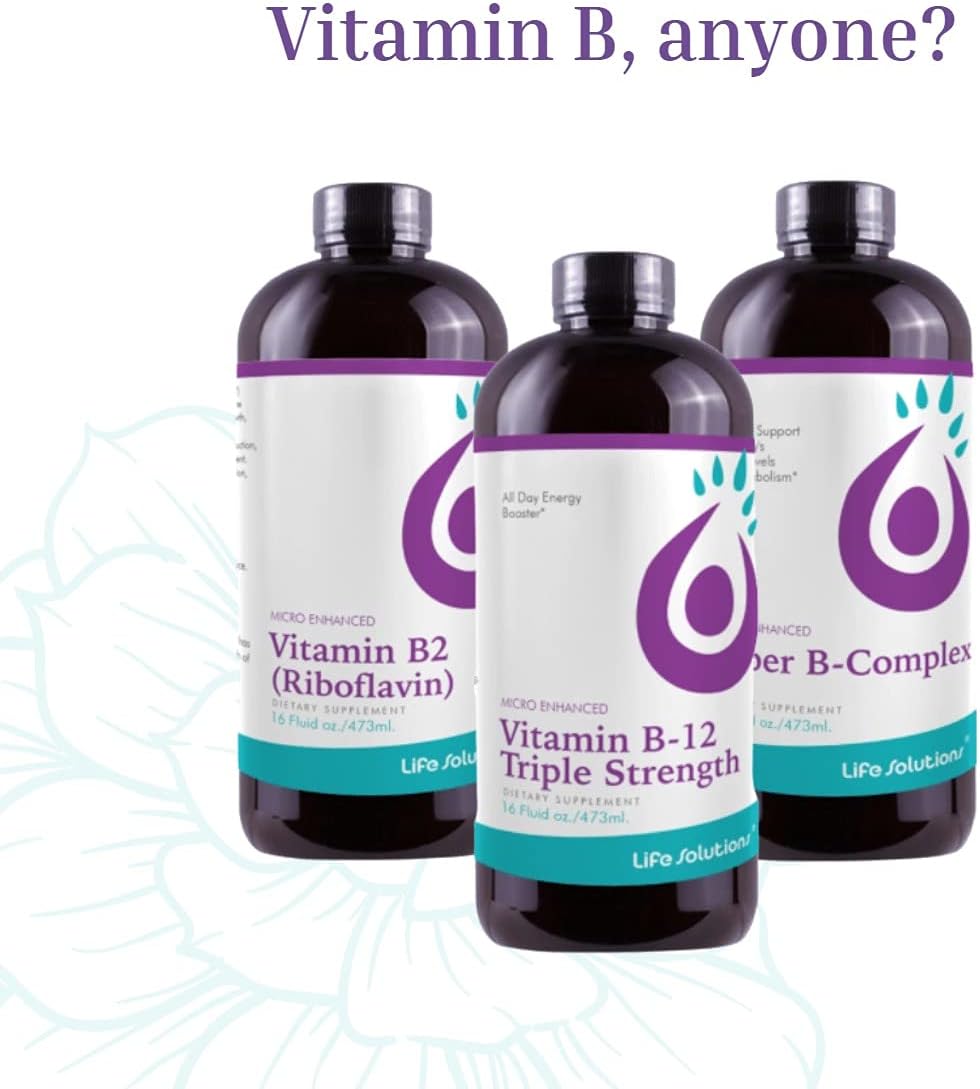 Vitamina B2 líquida (riboflavina) 16oz  dietético líquido