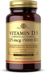 Solgar Vitamina D3 125 mcg 240 Cápsulas Vegetarianas