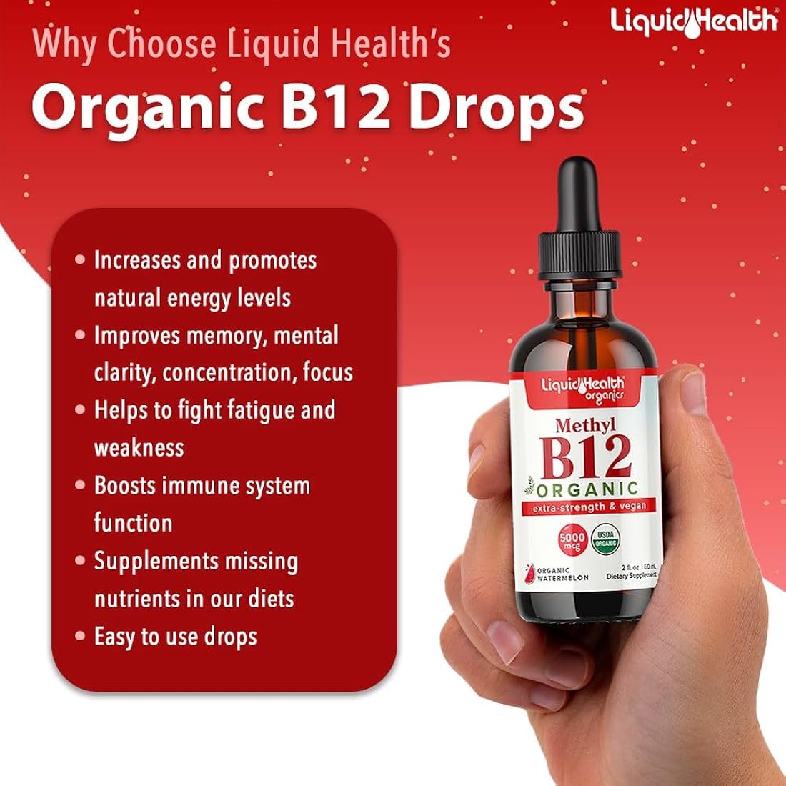 Metil vitamina B12 puras líquidas orgánicasde energía