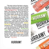 HURRAW! Bálsamo labial orgánico paquete de 3 unidades