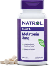 Suplemento de Melatonina 3 mg Natrol, 120 tabletas, 120 días