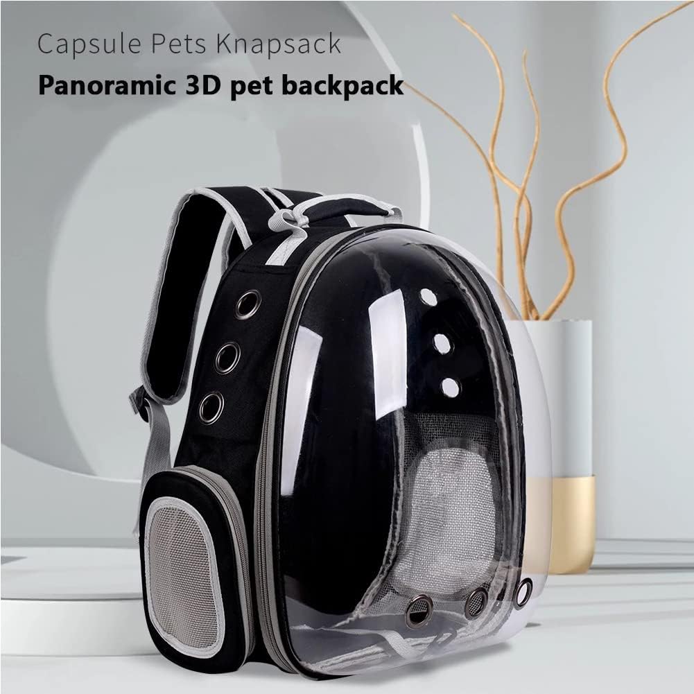 Mochila transparente para mascotas aprobada por aerolíneas