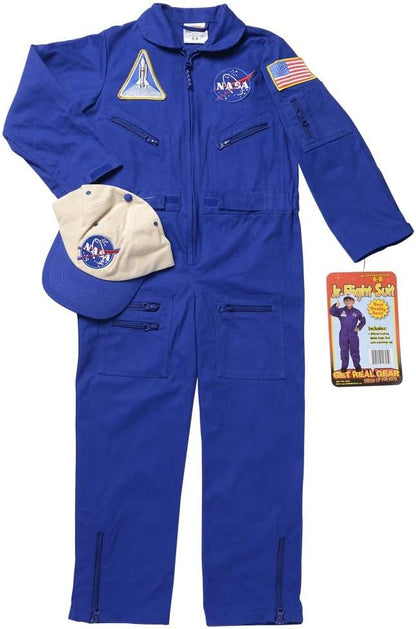 Traje de vuelo Aeromax Jr. NASA con parches, talla 2/3