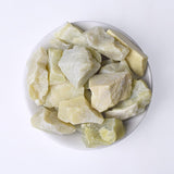 Cristales de Jade Amarillo, Grandes, Naturales, para Pulir