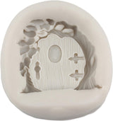 Molde de silicona para puerta de casa de jardín de hadas