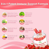 Gominolas de Sea Moss con Vitaminas, 8 en 1, 1 paquete
