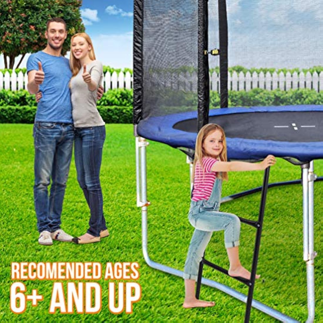 Escalera de seguridad para trampolín SERENELIFE ‎SLTRA12LDR