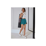 Shorts cortos y elásticos de cintura talla M