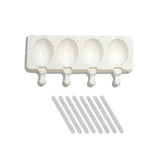 Molde de Silicona para Huevos Fancy Sprinkles, 8 Palitos Acrílicos