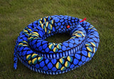Peluche diseño de serpiente de Boa Gigante azul 113, A-cool