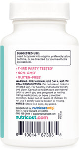 Nutricost Ácido bórico de 600 mg, 30 cápsulas - Supositorio