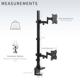 Soporte Doble para Monitores Ultra Anchos VIVO, STAND-V202T