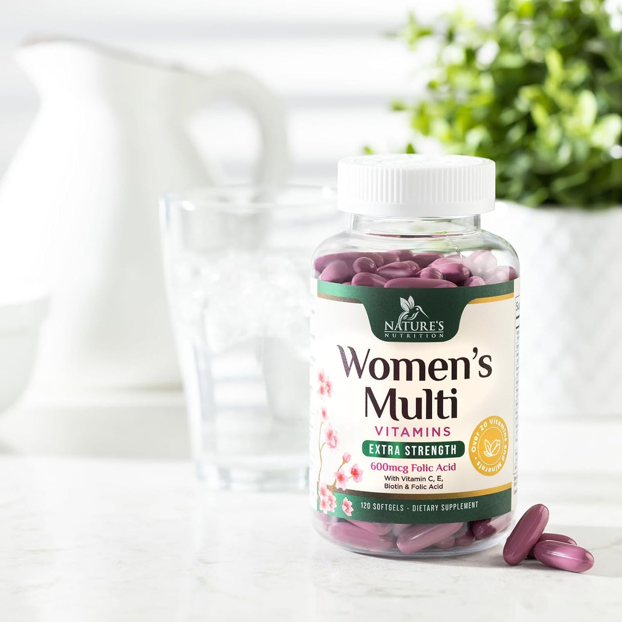 Multivitamínico para Mujeres con Hierro - 120 Softgels