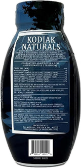 Fórmula de aceite de salmón salvaje de Alaska de 8 onzas para perros y gatos, una mezcla equilibrada de aceites de pescado puros con EPA y DHA de peces capturados en la naturaleza.