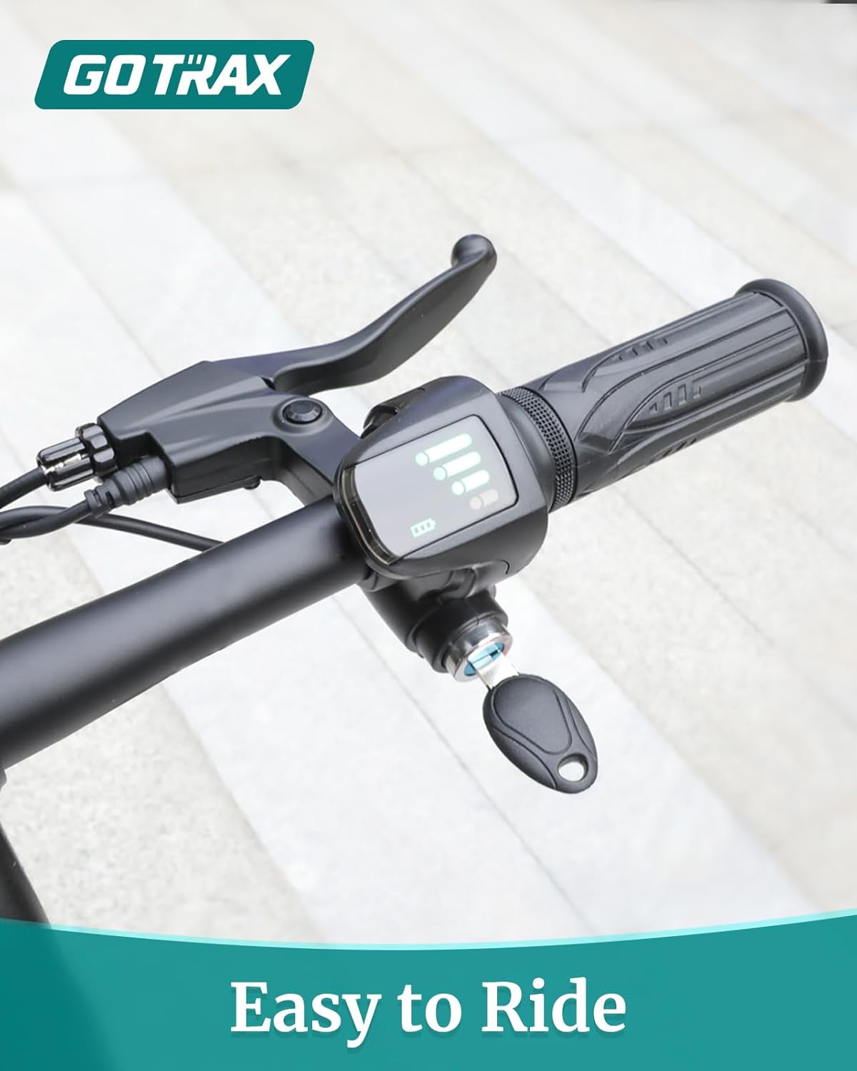 Bicicleta Eléctrica Gotrax S3, 750W, 25 millas, Plegable