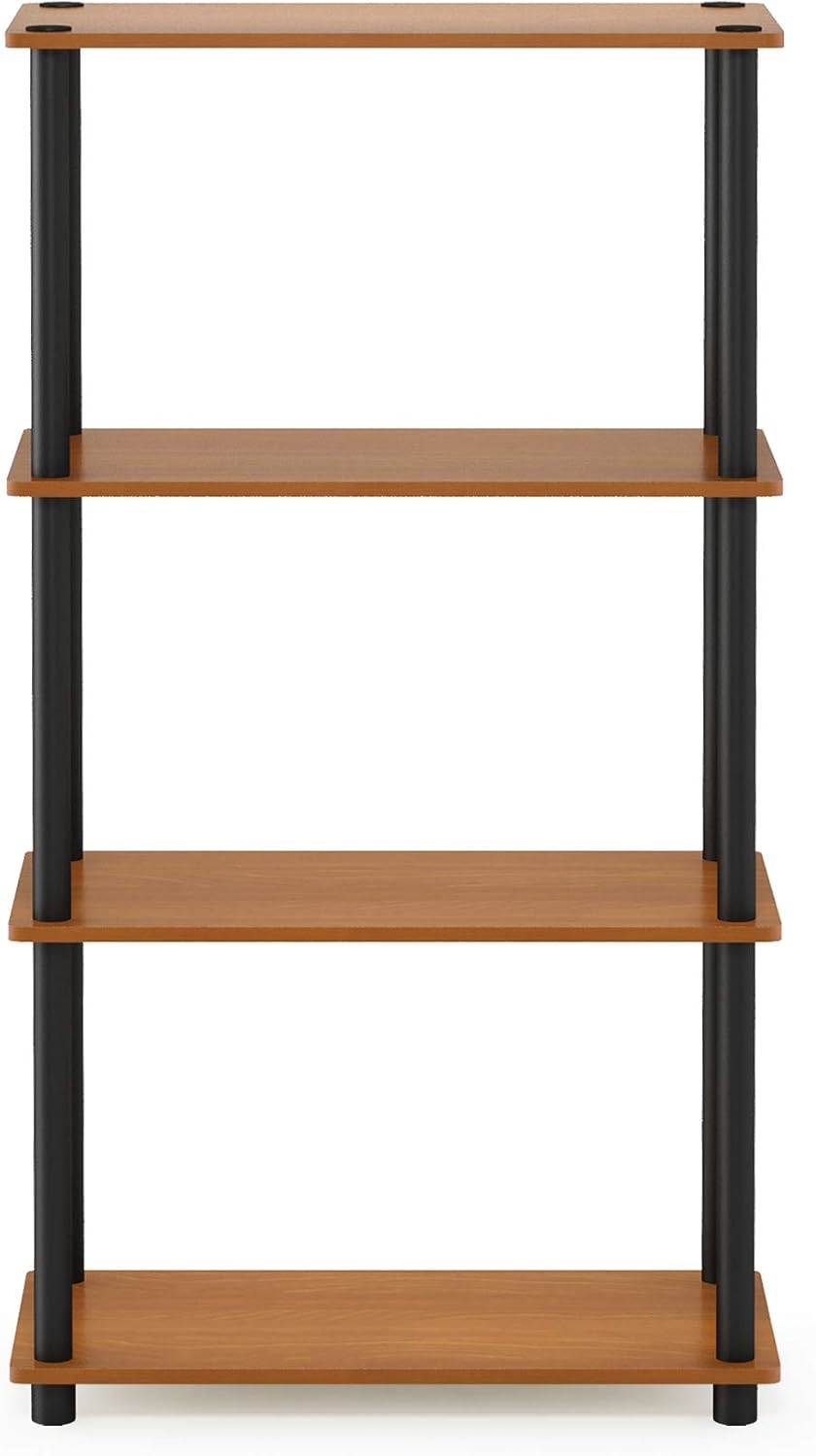Estantería Multipropósito 4 Niveles Furinno Modelo 99557LC/BK