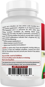 Complejo Arginina Citrulina 1000 Mg 120 Tabletas Best Naturals