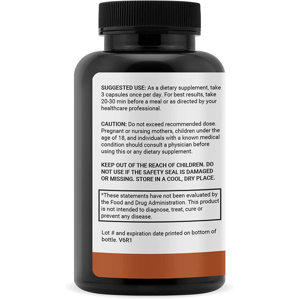 Suplemento Curcumina con pimienta negra 1950mg por porción