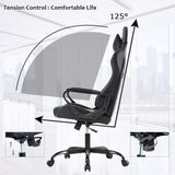 Silla Gamer con soporte lumbar Black game chair BSTOPHKL