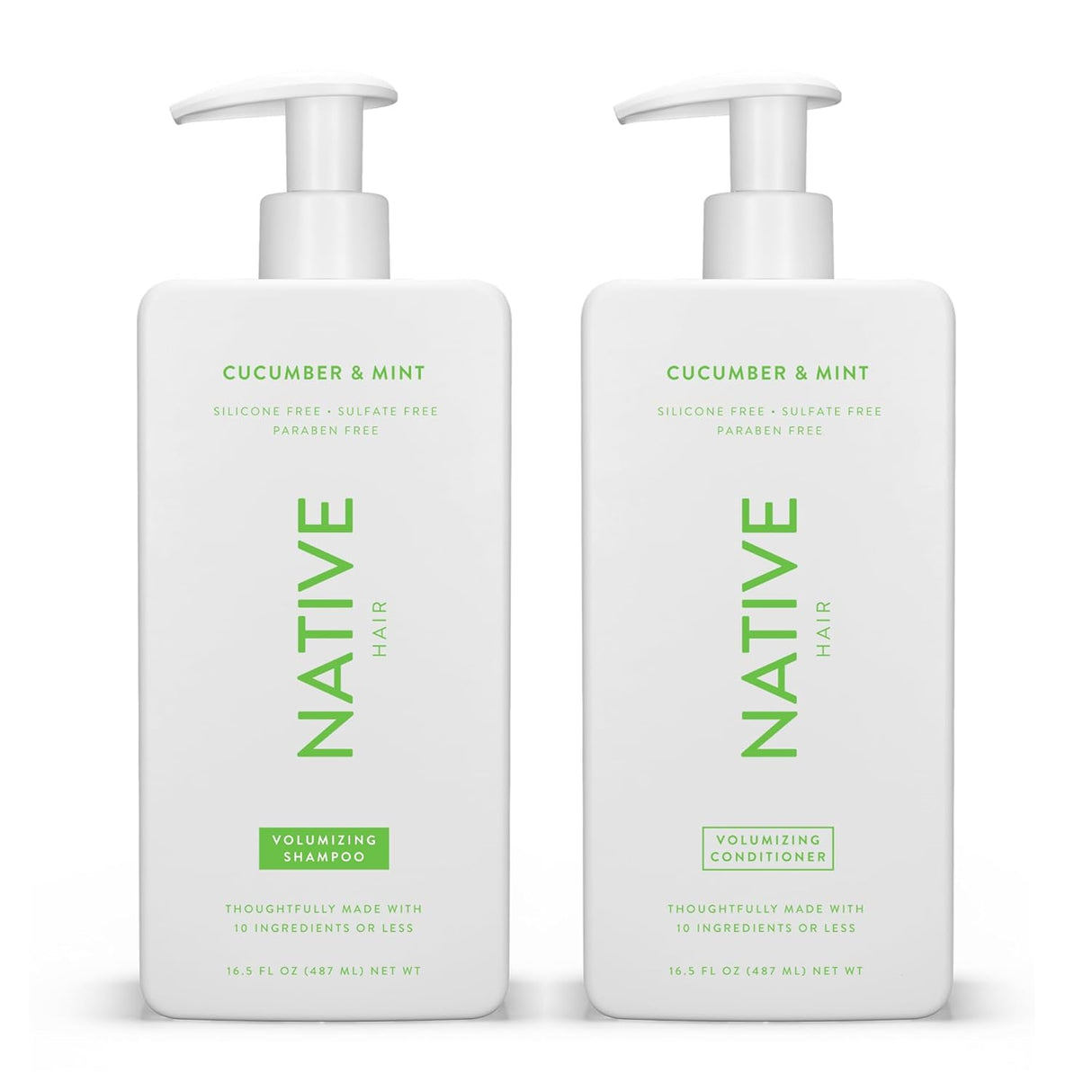 Pack de 2 de shampoo y acondicionador de 16.5 Onzas Native