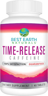 Café Time Release Best Earth Naturals con L-Tirosina 40 Cápsulas