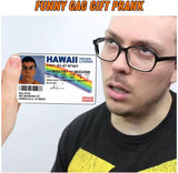 Licencia de Conducir Falsa McLovin Doble Cara para Disfraces