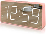 Reloj Digital Despertador con Respaldo de Batería y Números Grandes