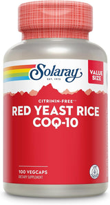 Suplementos Arroz de levadura roja Plus CoQ-10 vitamina B-3