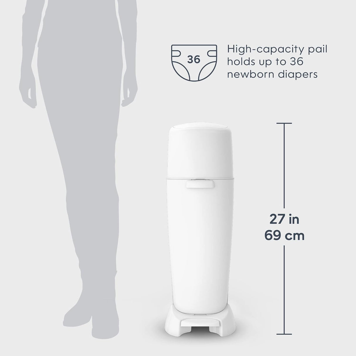 Pañalera Playtex Diaper Genie, control de olores, modelo completo