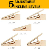 Tablero de inclinación profesional, ajustable, estiramiento de pantorrillas