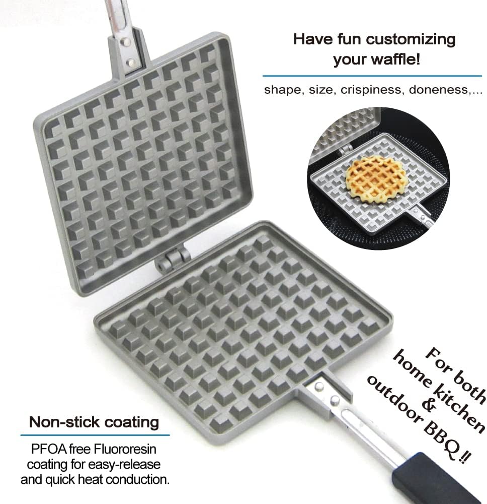 Máquina de Waffles Made in Japan, Antiadherente, 5.43x5.42