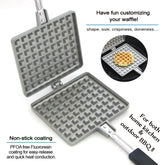 Máquina de Waffles Made in Japan, Antiadherente, 5.43x5.42