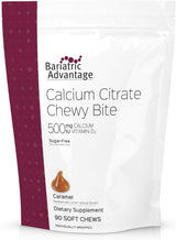 Citrato de calcio masticable pacientes de cirugía bariátrica