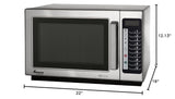 Horno de microondas AMANA RCS10TS 1000W, uso mediano