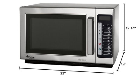 Horno de microondas AMANA RCS10TS 1000W, uso mediano