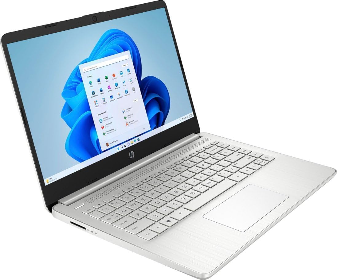 Laptop HP 14 Ultraligero, Intel Celeron, 8GB RAM, Win 11