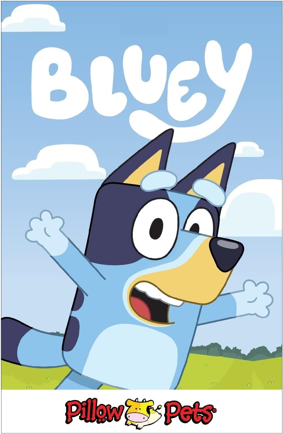 Pillow Pets Bluey, Peluche de BBC Studios, Juguete Suave