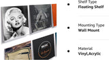 Paquete de 8 estantes de exhibición de discos de vinilo