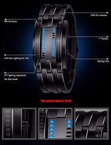 Relojes para hombr Digital Relojes de pulsera impermeables