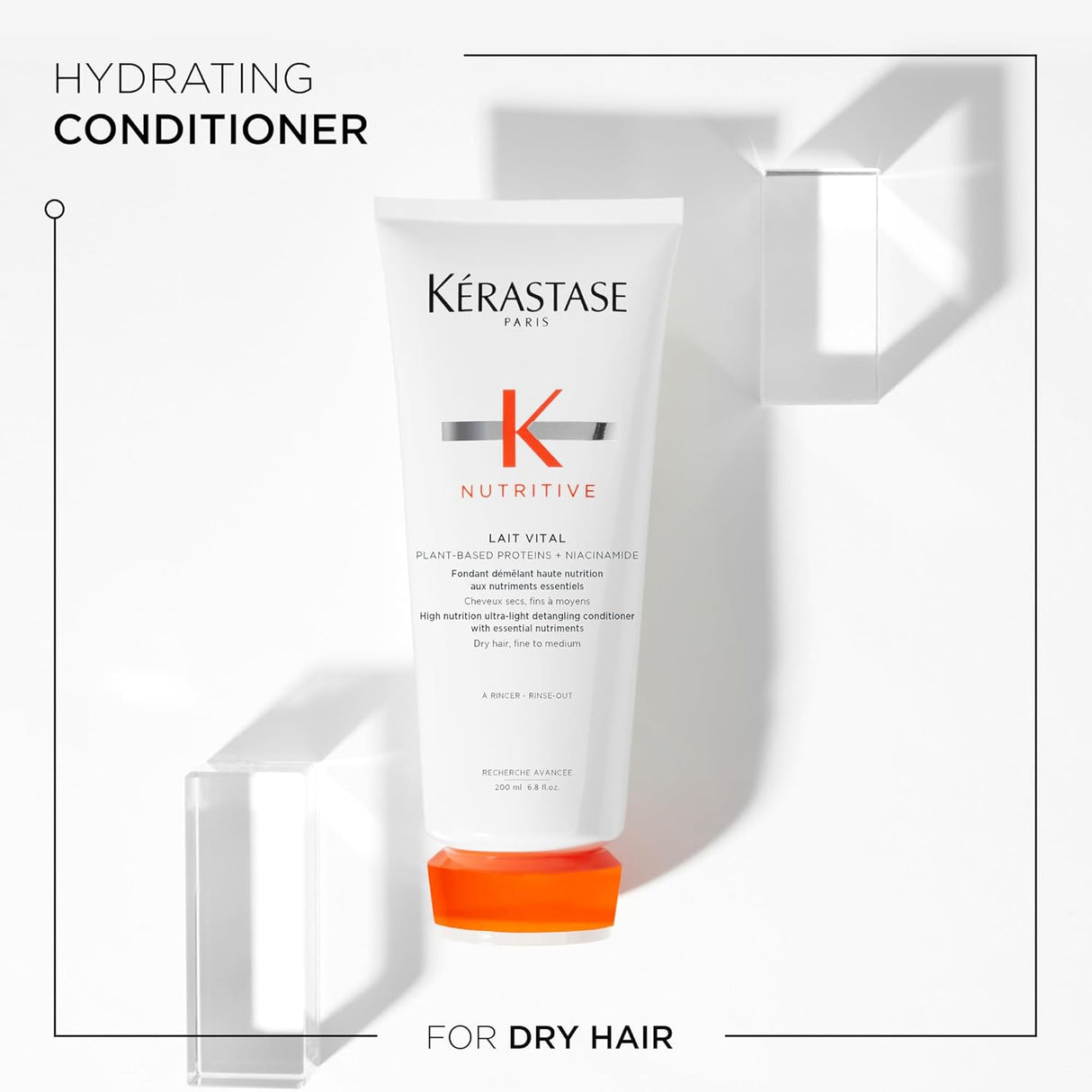 Acondicionador hidratante Kerastase cabello fino a medio sec
