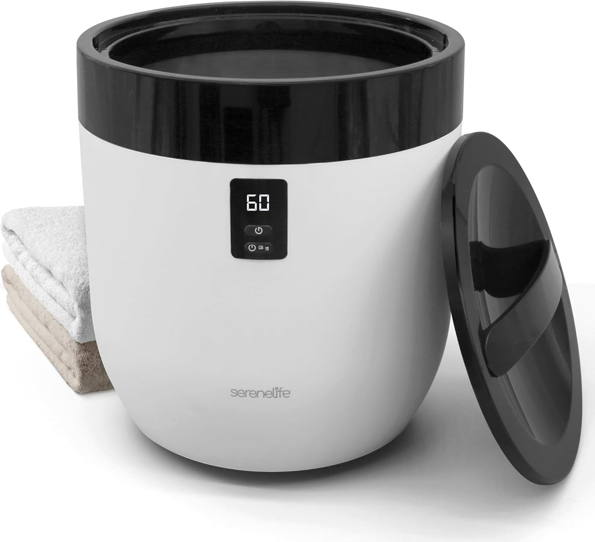 SereneLife Calentadores de cubo para spa y baño,temporizador