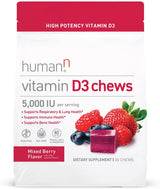Masticables de Vitamina D3 5000iu para Salud y Bienestar