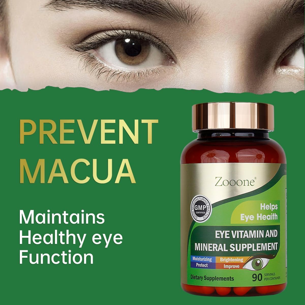 Zooone Suplemento de Luteína para Salud Ocular 90 pcs